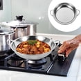 thumbnail image 1 of HINTRMENT 1Pack Wok Pan with Two Handles Stainless Steel Practical Design for Kitchen Utensil, 1 of 8
