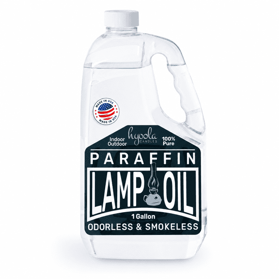 Hyoola 1 Gallon Smokeless Odorless Liquid Paraffin Lamp Oil - Clear (1 Pack)