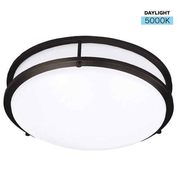 Darelo Dimmable 12 Inch Led Ceiling Light Elegant Minimalist Flush Mount Lighting Fixture With 5000k Color Temperature Round Bronze Finish Lamp Replacement 15w 1100 Lumens Com Darelo Dimmable 12 Inch Led Ceiling, How To Change Ceiling Light Fixture Led