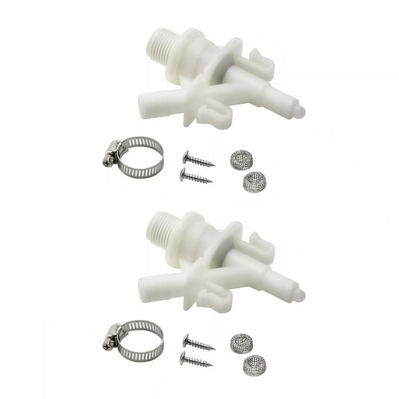 Easy Installation Water Valve Kit Time Effort Saving Valve Kits for 300, 310, 320 Series Pedal DIY RV Toilet Maintenance Assembly