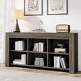 thumbnail image 2 of Tribesigns 63-inch Horizontal Bookcase With 6 Cubes Storage Organizer, 2 of 11