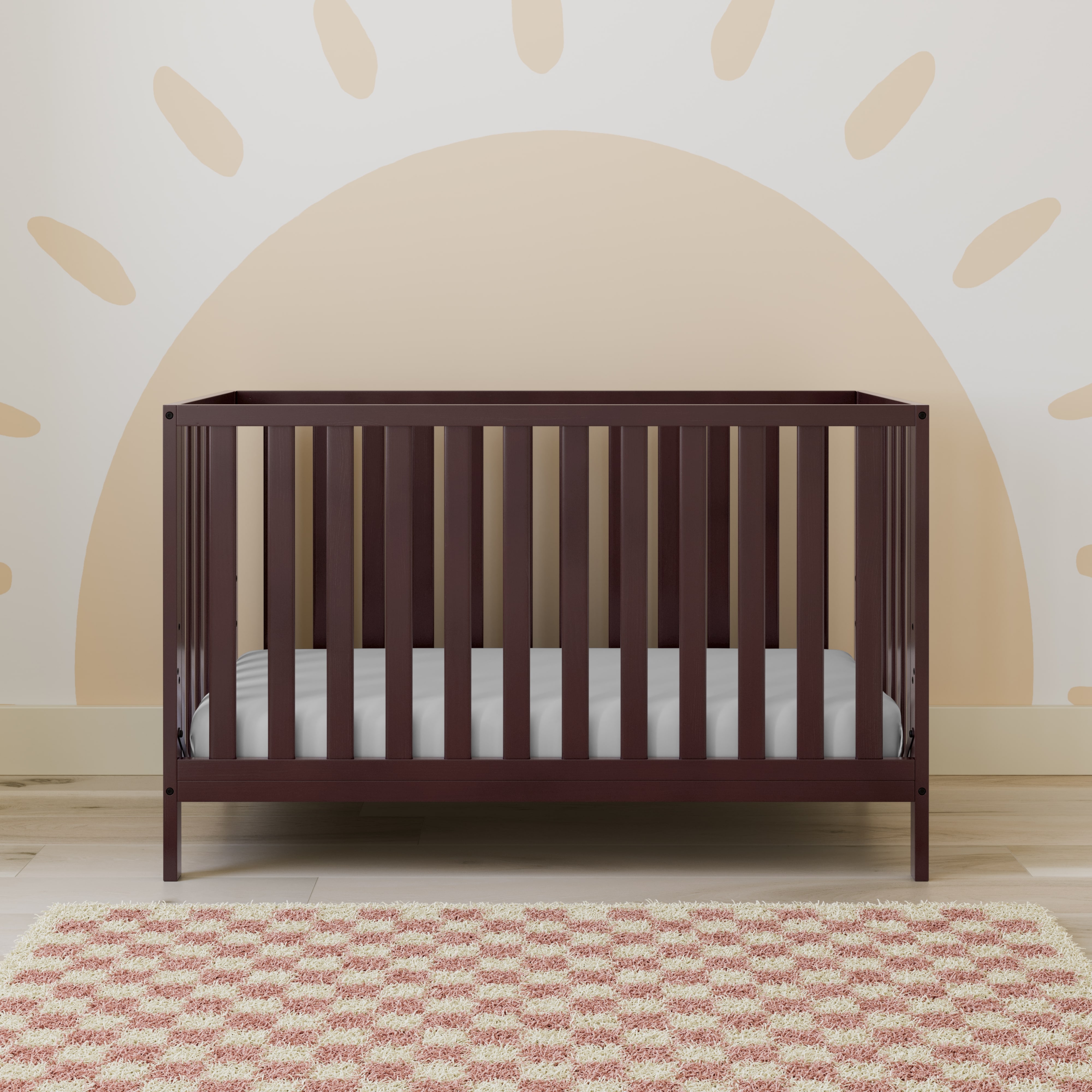 Storkcraft Sunset 4-in-1 Convertible Baby Crib, Espresso - image 3 of 8