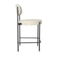 thumbnail image 4 of Better Homes & Gardens Boucle Counter Stool, Cream, 4 of 12