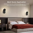thumbnail image 4 of LED Wall Lamp, Upward Wall Mount Light Hard Wired Modern Curved Panel  for Corridor for Bedroom, 4 of 8