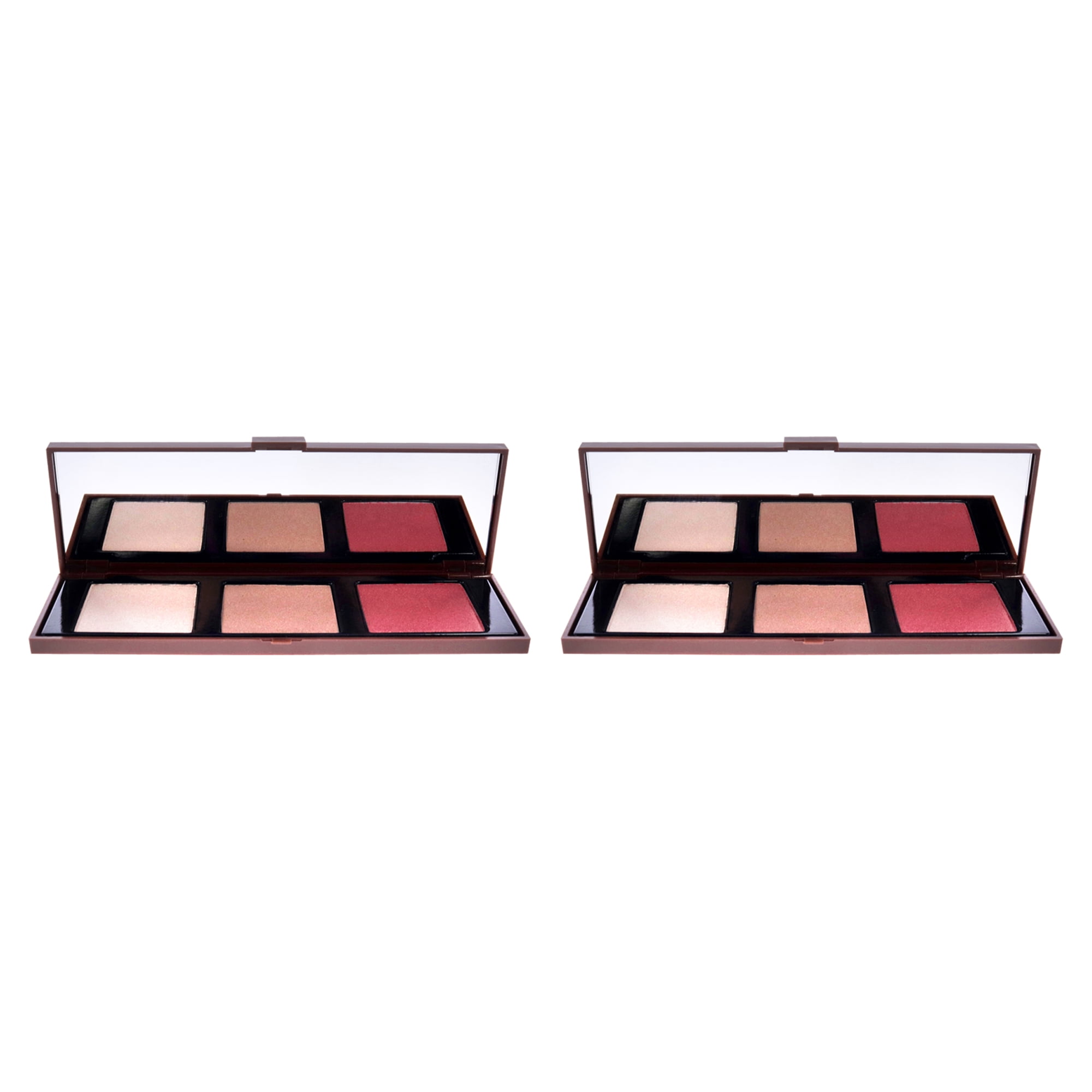 Pupa Milano Zero Calorie Chocolate Highlighter Palette - 001 Cherry Chocolate - Pack of 2 , 0.315 oz Highlighter
