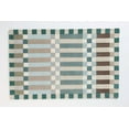 thumbnail image 5 of Aarish Rugs Handcrafted Hoxton Wool Hand Tufted Checkered Area Rug for Living Room, Bedroom Any Room (Color:-Blue Green, Size:-4 x 7 ft), 5 of 5