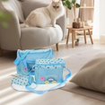 thumbnail image 4 of 4-in-1 Multi-function Car Pattern Large Capacity Baby Diaper Nappy Changing Pad Travel Mummy Bag Tote Handbag Set (Sky-blue), 4 of 4