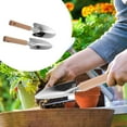 thumbnail image 4 of LEORX Garden Tool Set Stainless Steel Trowel Wooden Handle for Garden, 4 of 8