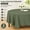 Army Green, variant on Cotton-Feel Oval Tablecloth 52 x 70in Dining Table Cover - Stain & Wrinkle Resistant Spun Polyester - Periwinkle, 2 Pack