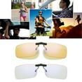 thumbnail image 3 of TOP-MAX Anti Blue Light Glasses Clip, Flip-up Computer Glasses, Clip On Lens, Protection Eyes (1pcs, Yellow), 3 of 6