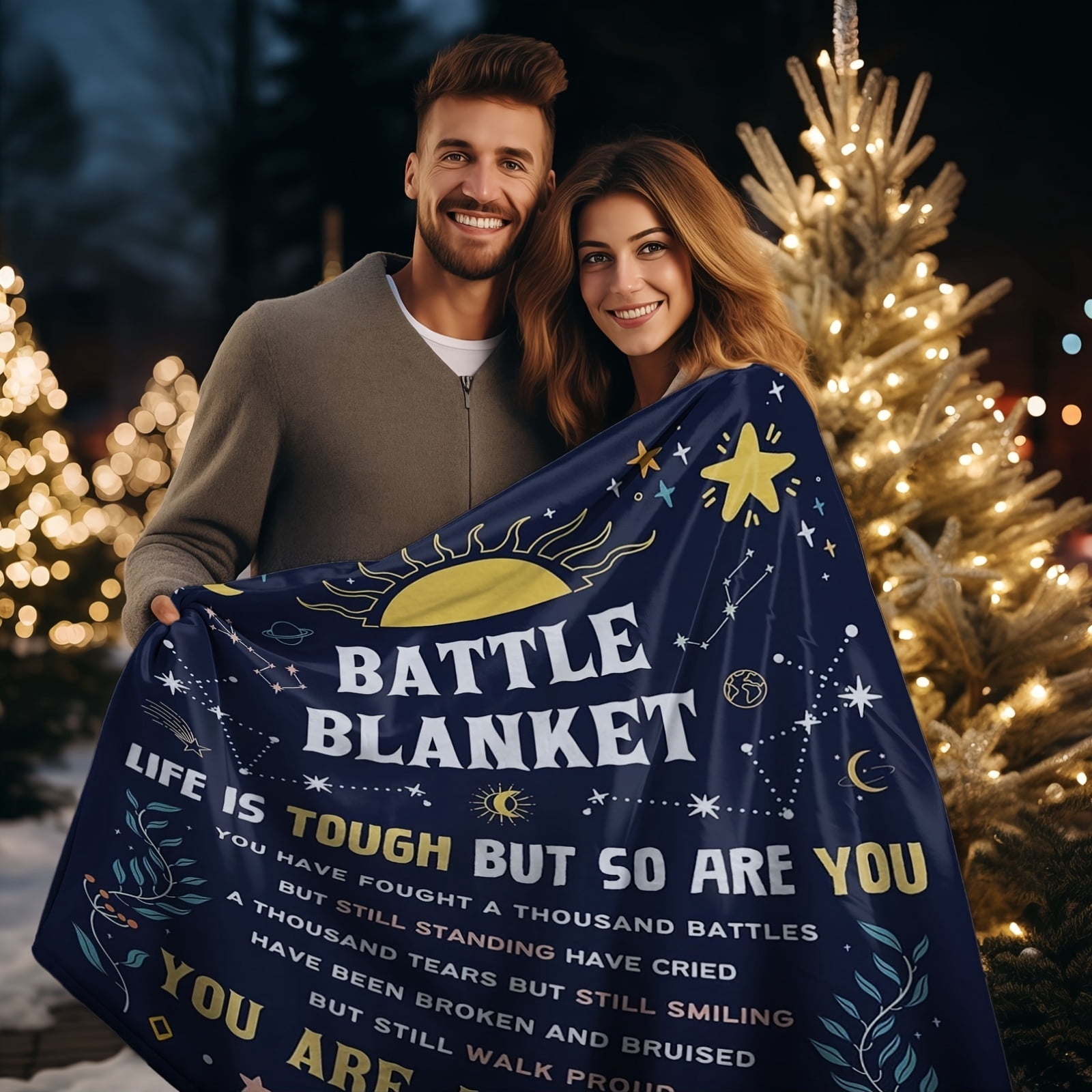 1 Pc Gifts For Women Get Well Soon Gifts Blanket For Her Him Cancer Fighter Inspirational Quote Chemo Patient Gift Caring Message Blanket Soft Throw Blanket