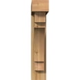 thumbnail image 2 of Ekena Millwork 6"W x 26"D x 30"H Merced Block Rough Sawn Bracket w/ Offset Brace, Western Red Cedar, 2 of 25