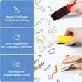 thumbnail image 6 of Magnetic Dry Erase Board Sheet for Fridge 2 Pack Erasable Refrigerator Whiteboard with 3 Pens Smooth Flexible Small Magnet Blank Notepad for Home Kitchen Organizer Planner, 6 of 6