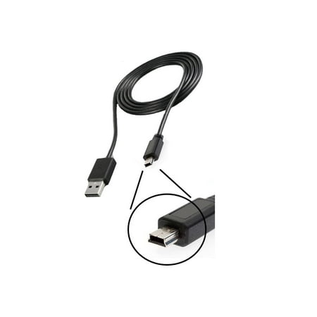 USB charge and data sync plug jack connector cable charger for home or travel & via power ports/car/wall/battery accessories designed for TomTom XL Live IQ (Best Cable Car Route)
