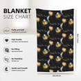 thumbnail image 3 of Firework Happy New Year Flannel Fleece Blanket All Season Flannel Throw For Sofa Bed Car Outdoor Home 32x48 Inch, 3 of 6
