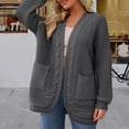 thumbnail image 2 of Cardigan Sweaters for Women 100% Cotton Button-Down Oversized Knit Outerwear Fall Tops for Women 2025, 2 of 5