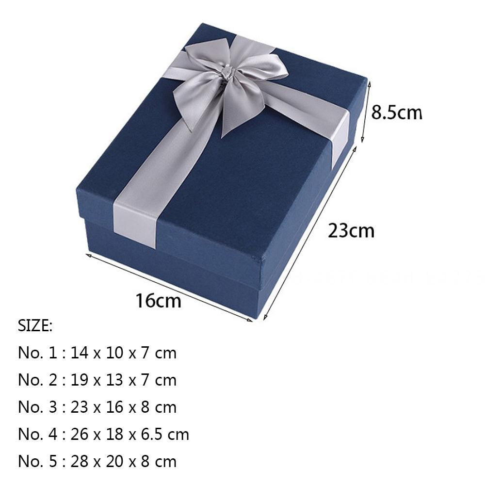  Gift Box With Lid Empty Storage Box Lighted Doll Packaging Gift  Valentine's Day Greeting Card Surprise Gift Wrap Boxes (Green 15x11x7cm) :  Health & Household