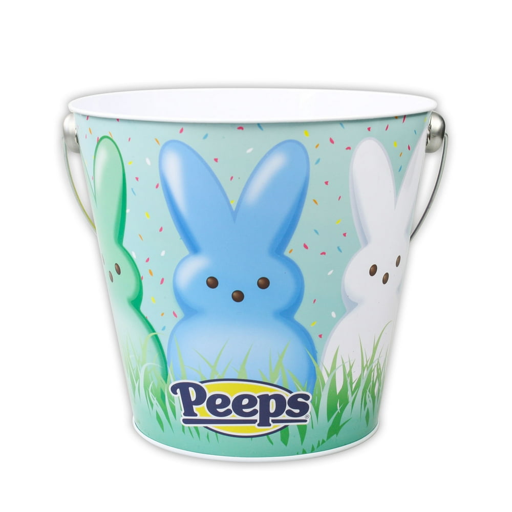 Peeps Bunny Tin Bucket