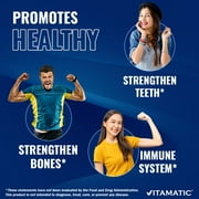 2 Pack - Vitamatic High Potency Vitamin D3 50,000 IU (as Cholecalciferol), Once Weekly Dose, 1250 mcg, 60 Veggie Capsules (Total 120 Capsules)