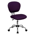 thumbnail image 1 of Scranton & Co Mid-Back Mesh Task Office Chair in Purple, 1 of 2