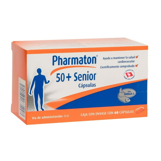 Pharmaton 50+Senior Con Envase Con 60 Cápsulas Pharmaton CREMA