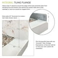 thumbnail image 5 of Transolid Fpt6032l Pre-Tiled 60" X 32-1/4" Rectangular Shower Base - Pebble Creme, 5 of 5