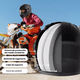 thumbnail image 4 of Casco Abatibles Motos Motocicleta Anti Niebla Espejo Doble Negro, 4 of 5
