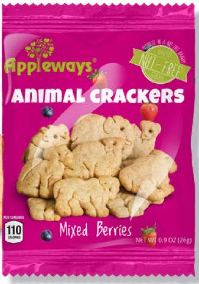Appleways Mixed Berry Animal Crackers .9 oz. (108 count)