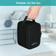 thumbnail image 5 of MEDMAX Carrying Case Compatible with OMRON Blood Pressure Monitor Silver BP5250 / Bronze BP5100 / Upper Arm 3 Series, Portable Storage Organizer Bag with Handle (Bag Only), Black, 5 of 7