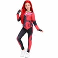 thumbnail image 4 of Red Halloween Costumes Rise of Red Cosplay Set of 6, Red Outfit with Wig, Choker, Headband and Gloves Outfit, Full Dress-Up Apparel for Anime Themed Party Events, 4 of 9
