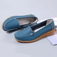 thumbnail image 6 of SuTry Women's Moccasin Loafers Slip On Wedge Heel Lightweight Comfortable PU Leather Casual Walking Shoes(39), 6 of 8
