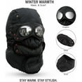 thumbnail image 4 of Winter Thermal Trapper Hat with Goggles & Face Mask - Outdoor Ski Sport Pilot Hat, 4 of 7