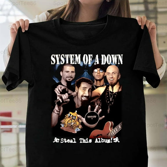 System Of A Down Steal This Album Vintage Retro Nu Metal Music Fan G420 Unisex T-Shirt, Up to Size 5XL