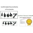 thumbnail image 5 of UPBRIGHT AC POWER CORD FOR Citronic ST5 ST8 ST10S Active Subwoofer Outlet Plug Cable, 5 of 5