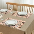 thumbnail image 3 of Black Cute Dachshund Dog and Wine Summer Placemats Table Placemats Set Of 4-Linen Kitchen Washable Placemats Table Mats 11.8"x17.7"Non-Slip Heat Resistant, 3 of 6