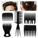 thumbnail image 4 of Peine de peinado, 5 piezas Peine de pelo de aceite retro para hombres Peine de pelo portátil Diseño revolucionario, 4 of 8