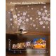 thumbnail image 4 of Proyector navideño con forma de copo de nieve, arte con luces en exteriores reales, 4 of 7