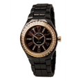 thumbnail image 1 of Oniss ON807-LRG BLK Women's Rose Gold Black Ceramic Crystal Watch, 1 of 1