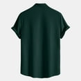thumbnail image 3 of Awdenio Mens T-shirts Slim Fit Short Sleeve Breathable Button Down Golf Shirts Soft Tops, 3 of 4