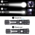 thumbnail image 4 of Linterna LED T6, linterna recargable con Zoom, linterna superbrillante para emergencias de Camping al aire libre, 4 of 6