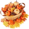 thumbnail image 4 of Calabaza de espuma Artificial, conos de pino falso, guirnalda de Hojas de arce de seda para otoño, decoración de corona de Acción de Gracias, manualidades DIY, Suppl, 4 of 4