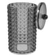 thumbnail image 5 of Estuche de almacenamiento acrílico para hisopos de algodón, organizador redondo de cosméticos de algodón, dispensador de discos desmaquillantes con tapa para baño o tocador., 5 of 6