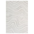 thumbnail image 3 of Luxe Weavers Modern Abstract Swirl Cream 8x10 Area Rug High Low Carpet, 3 of 10