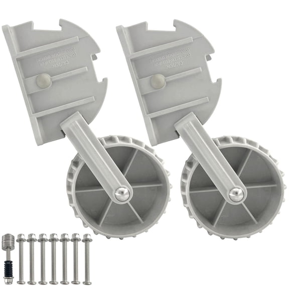 funtasica 2 Pieces Dinghy Wheel for Inflatable Dinghy Inflatable Boat Launching Wheel Marine Hardware for Kayaks Fishing Boats