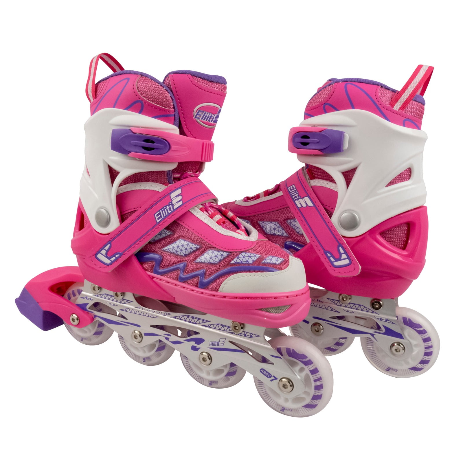 ELIITI Kids Inline Skates for Girls Boys Adjustable Size 13J to 9
