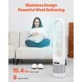 thumbnail image 2 of VEVOR 40" Oscillating Tower Fan 8H Timer 15.4ft/s High Velocity with Remote Control, 2 of 9