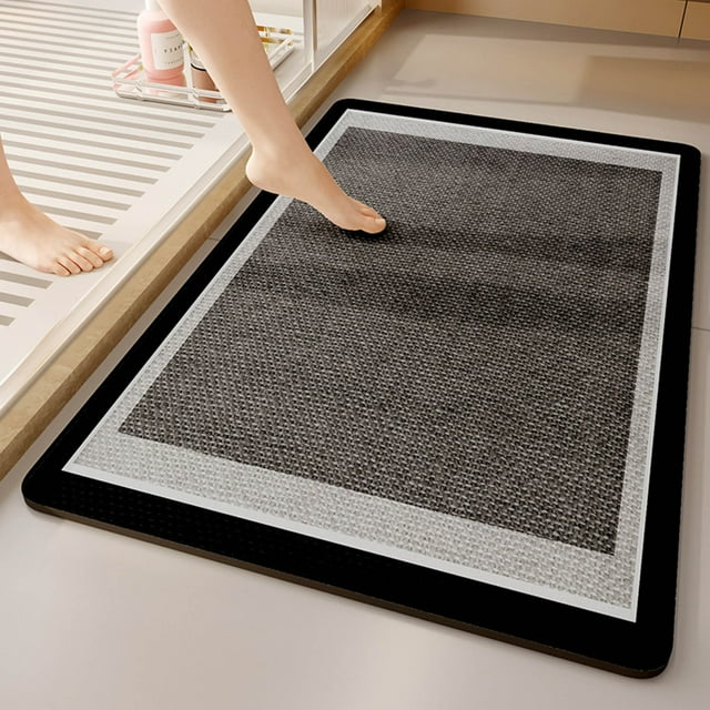 RKSTN Rug Non Slip Floor Mat For Bathroom Entrance, Water Absorption For Bathroom Entrance, Foot Mat For Bathroom Entrance, Toilet Carpet Fall Decorations for Home