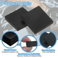 thumbnail image 4 of Uxcell 8 Pack Almohadillas de Caucho Anti Vibración, 2" x 2" x 1" Almohadillas de Lavadora Absorbentes de Choque, Mat Protector Antideslizante para Lavadora Secadora Compresor de Aire, 4 of 6