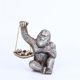 thumbnail image 1 of Estatuilla de , estatua, escultura de Animal, decoración, arte moderno, artesanía de resina para librería, estante, adorno de escritorio Plata BLESIY estatuilla de animales gorila, 1 of 8