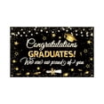 thumbnail image 2 of Decoration Graduation Season Banner With Golden And Graduation Caps Border Graduation Party Hanging And Banners, 2 of 8